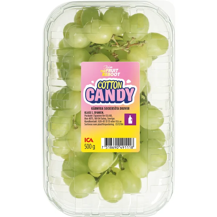 Druvor Cotton Candy 500g Klass 1 ICA