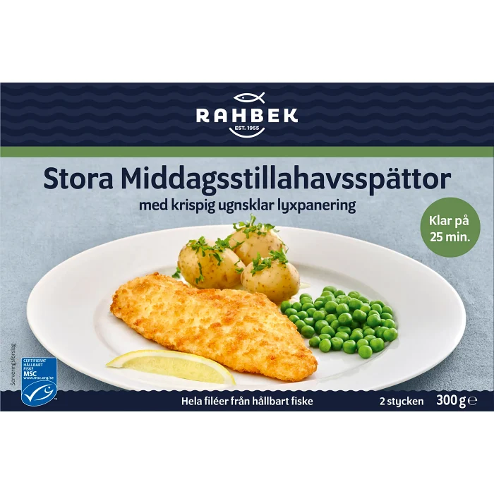 Panerade stora Stillahavsspättor 300g RAHBEK