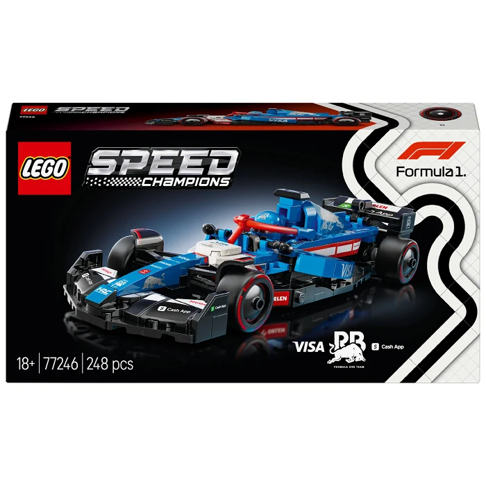 LEGO Speed Champions Visa Cash App RB VCARB 01 F1 racerbil 77246