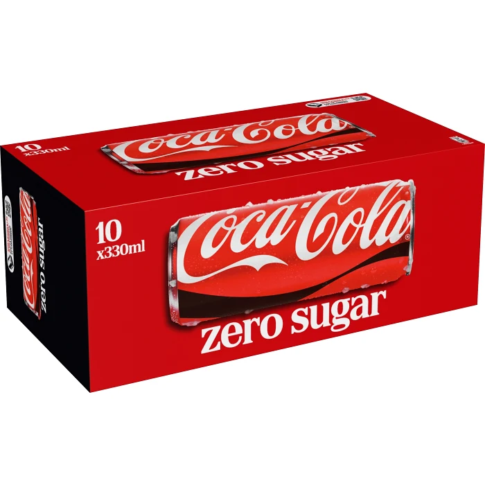 Läsk Cola zero 10-p 33cl Coca-Cola