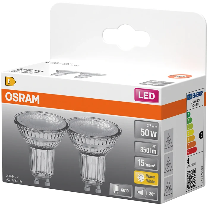 LED PAR16 GU10 350lm(50W) 2P Osram