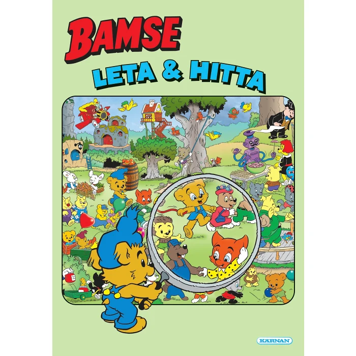 Pysselbok Bamse leta och hitta