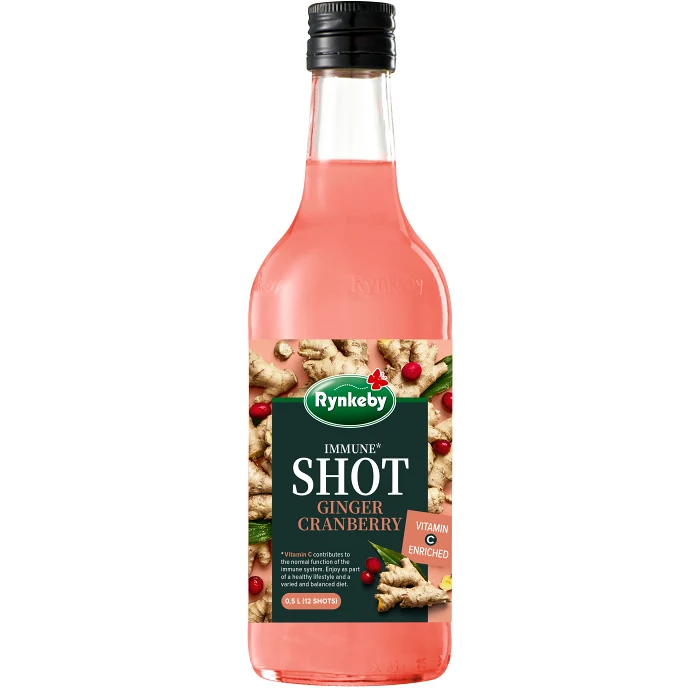 Shot Ingefära Tranbär 0,5l Rynkeby