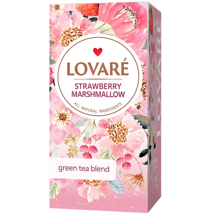 Té Strawberry Marshmallow té 36g Lovaré