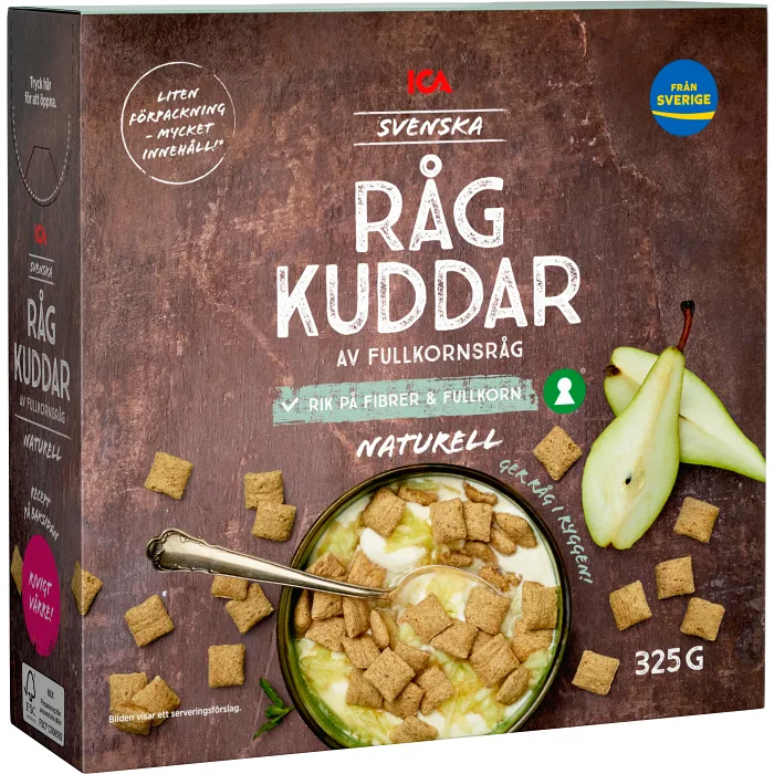 Rågkuddar Naturell 325g ICA