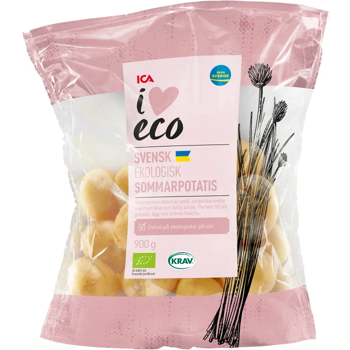 Sommarpotatis KRAV 900g   ICA  Klass 1