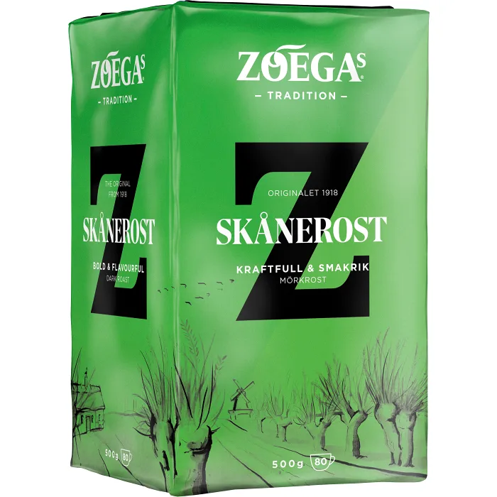Kaffe Skånerost 500g ZOÉGAS