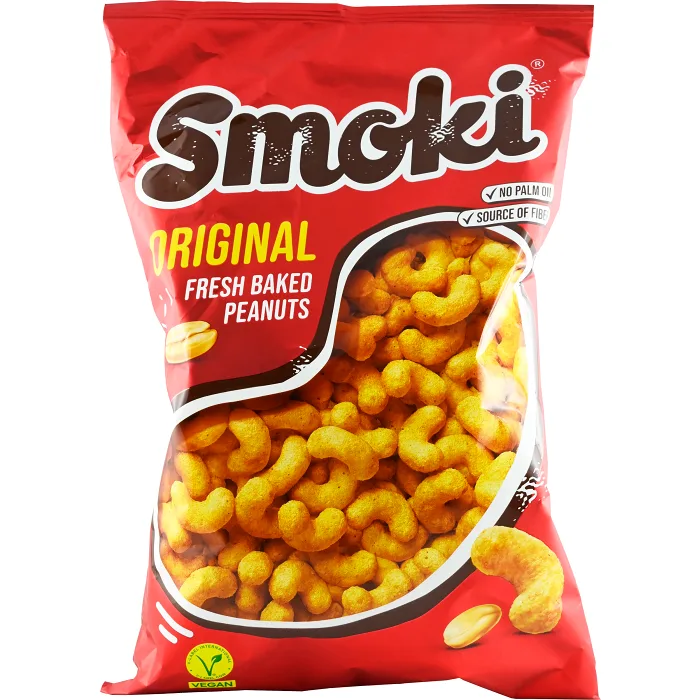 Jordnötsbågar Smoki 150g Stark