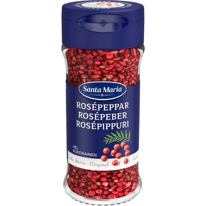 Rosépeppar Hel 21g Santa Maria
