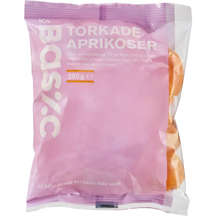 Torkade Aprikoser 250g ICA Basic