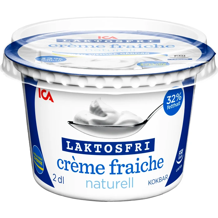Crème fraiche Laktosfri 32% 2dl ICA
