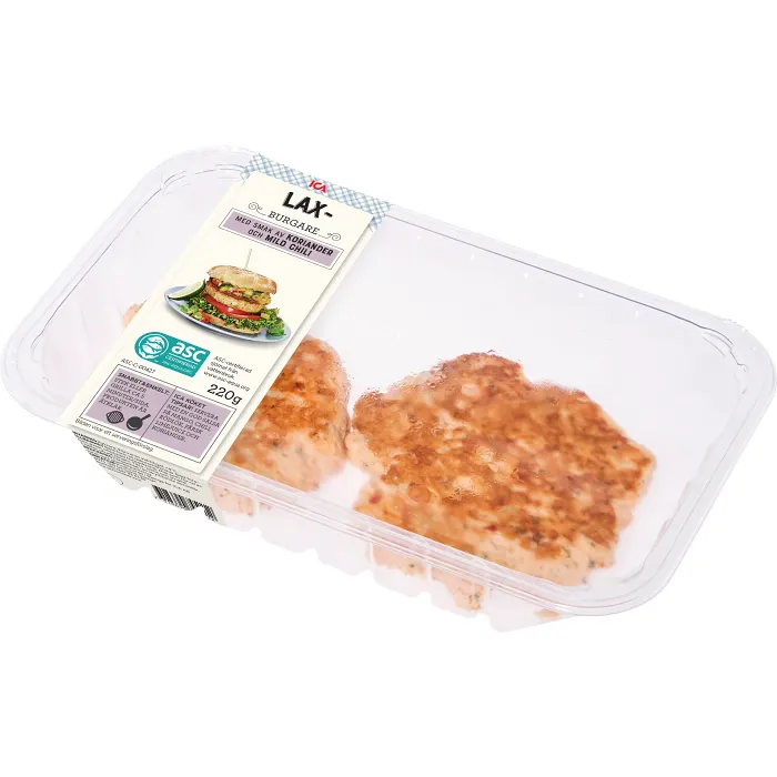 Laxburgare Färska 220g Miljömärkt ICA