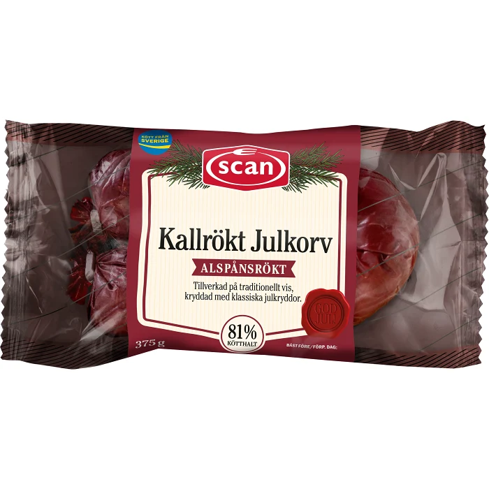 Julkorv Kallrökt 375g Scan