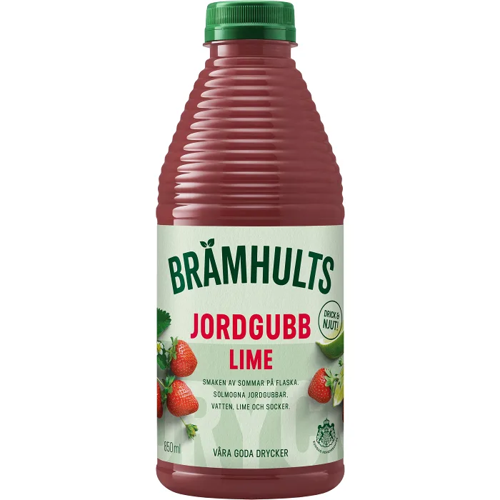Fruktdryck Jordgubbar Lime 850ml Brämhults