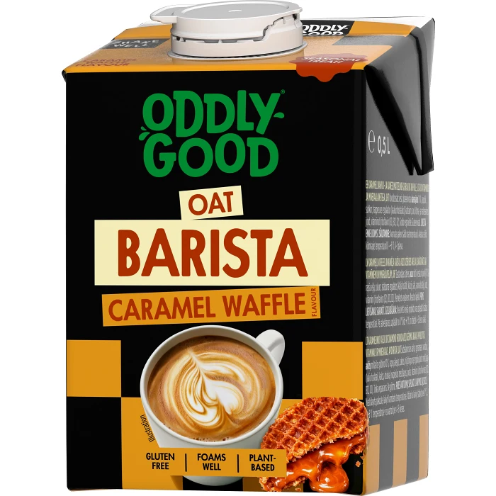 Havredryck Caramel Waffle Barista 500ml Oddlygood