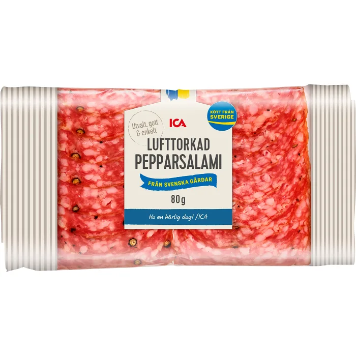 Salami Peppar Lufttorkad 80g ICA