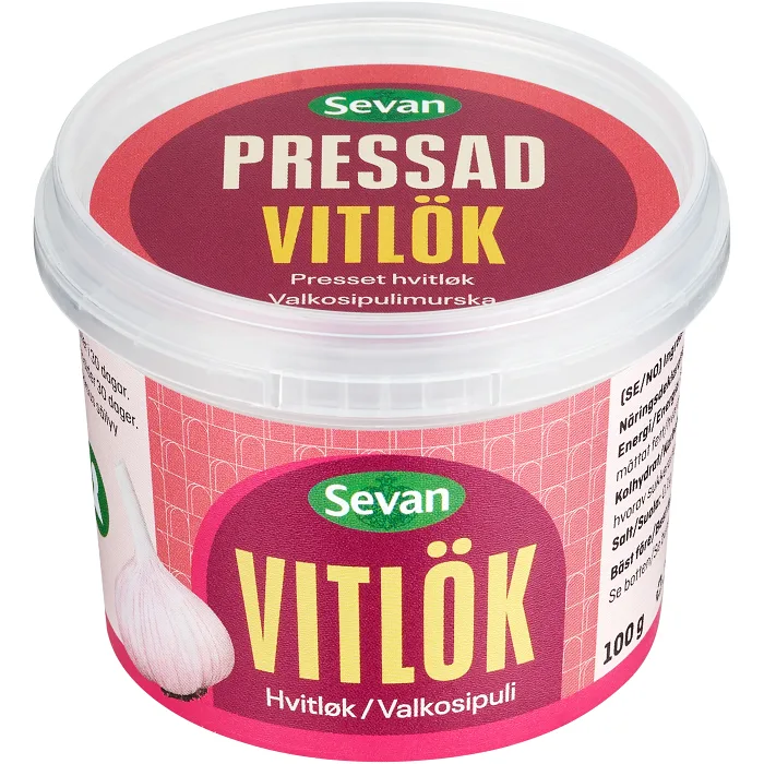 Vitlök Pressad 100g Sevan