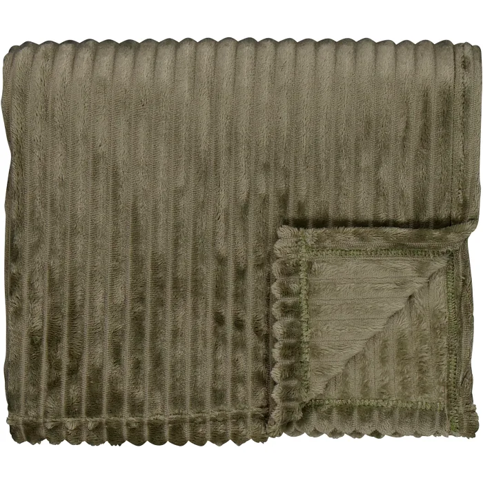 Pläd Robban, khakigrön 125x150 cm