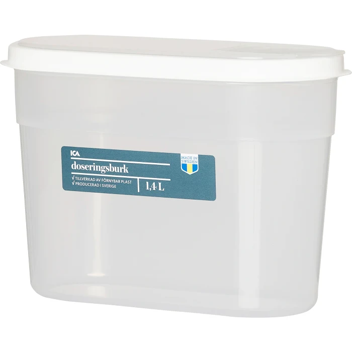 Doseringsburk Vit 1,4l ICA