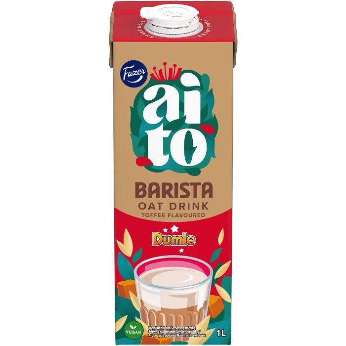 Havredryck Dumle Barista 1000ml Fazer Aito