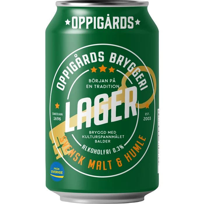Öl Oppigårds Lager Alkoholfri 33clmOppigårds