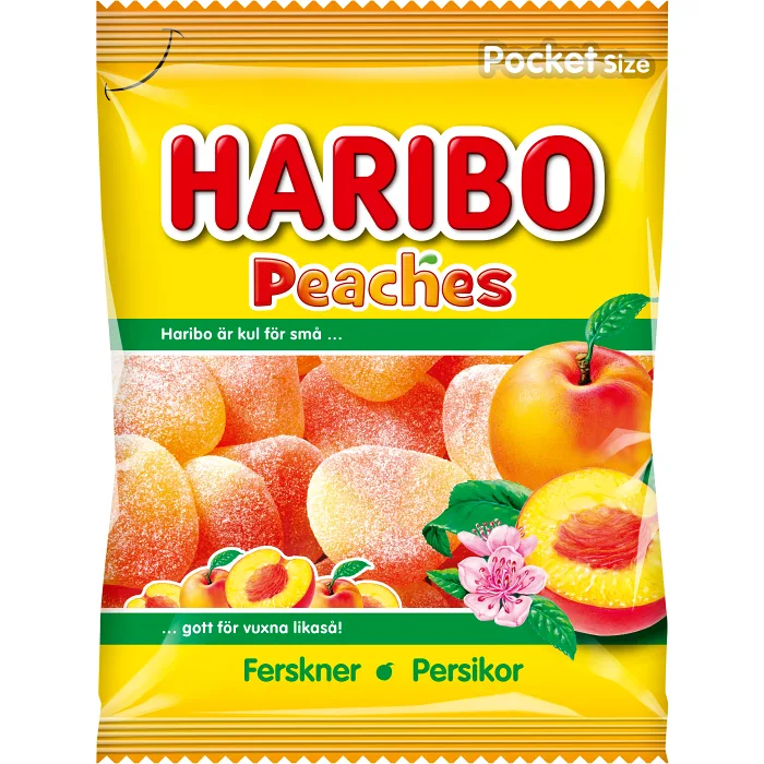 Persikor 80g Haribo