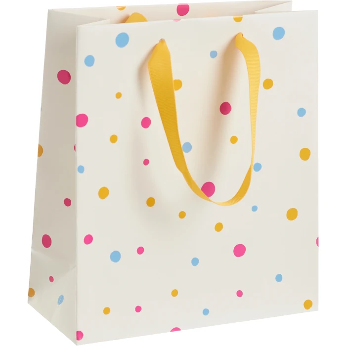 Presentpåse Konfetti 19x22 cm