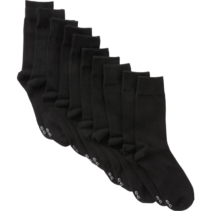 Socka LUND 10 p svart 39/41 mywear