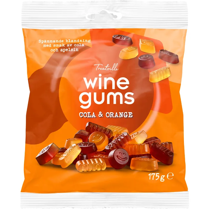 Winegums Cola & Orange 175g Treatville