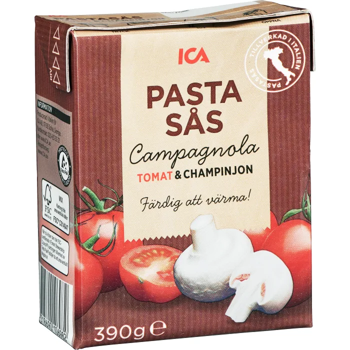 Pastasås Tomat och champinjon 390g ICA
