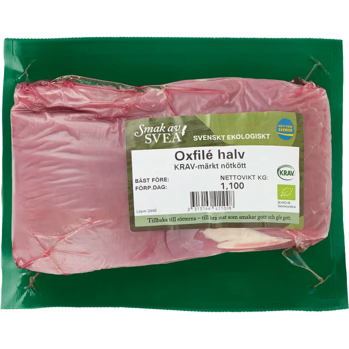 Oxfilé Färsk halv ca 1,1kg KRAV Smak av Svea