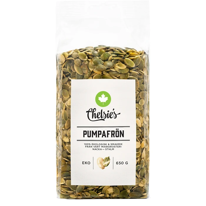 Pumpafrön Ekologisk 650g Chelsie's