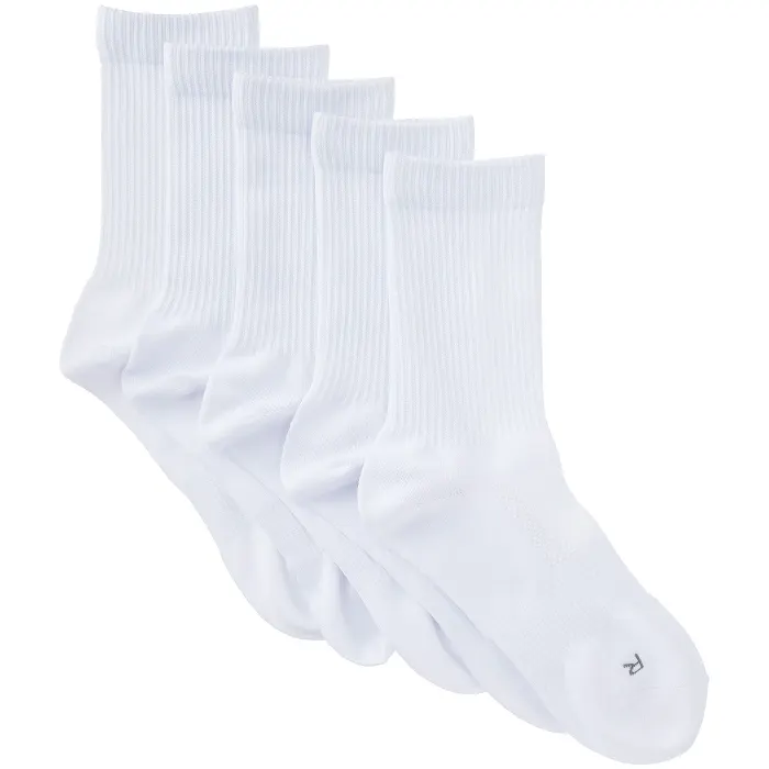 Sportsocka ribb 5p vit 37/40 mywear