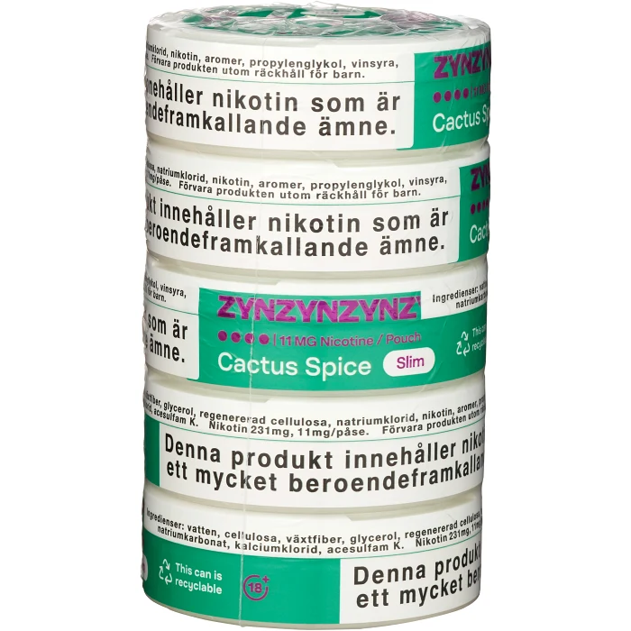 ZYN Cactus Spice Slim S4 5xStock