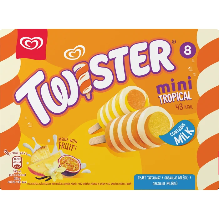 Glass Flerpack Tropical mini 8-p Twister