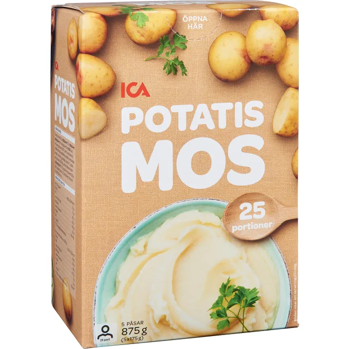 Potatismos 25 port 875g ICA