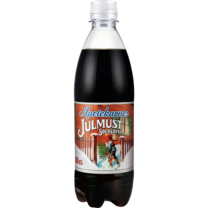Läsk Julmust Sockerfri 50cl  Apotekarnes