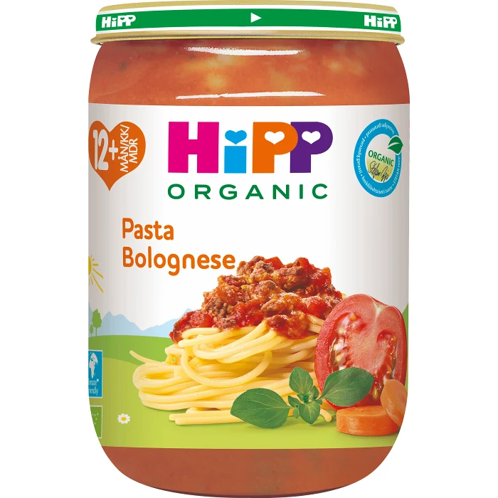 Pasta bolognese Från 12m Ekologisk 220g Hipp