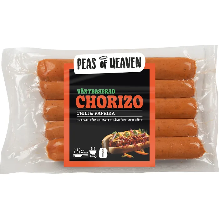Korv chorizo vegan 250g Peas of Heaven
