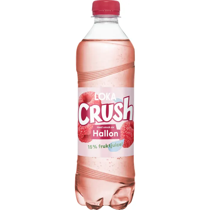 Läsk Crush Hallon 50cl Loka
