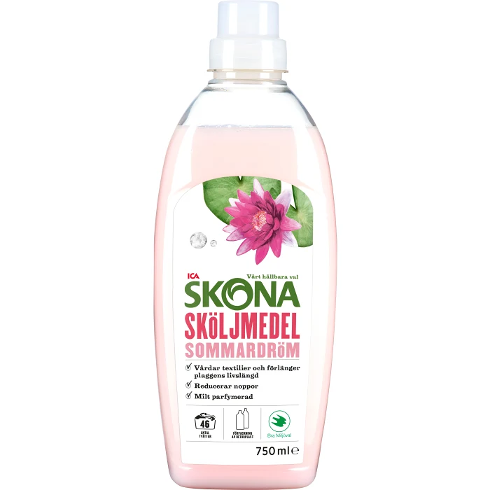 Sköljmedel Sommardröm 750ml ICA Skona