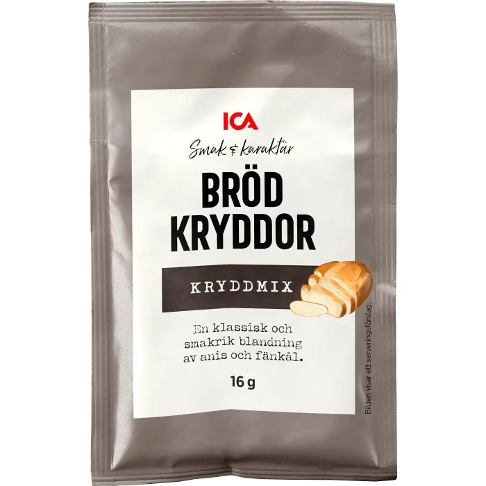Kryddmix Brödkrydda 16g ICA
