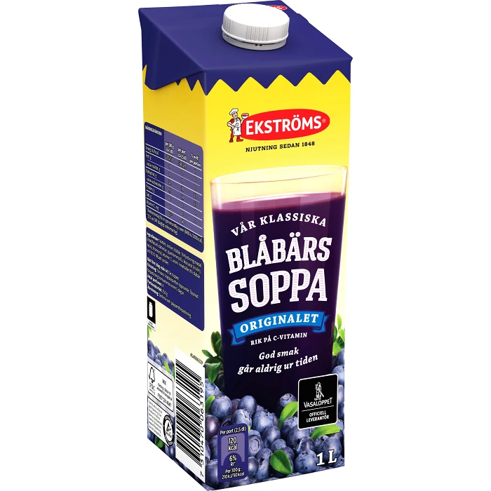 Blåbärssoppa Original 1l Ekströms