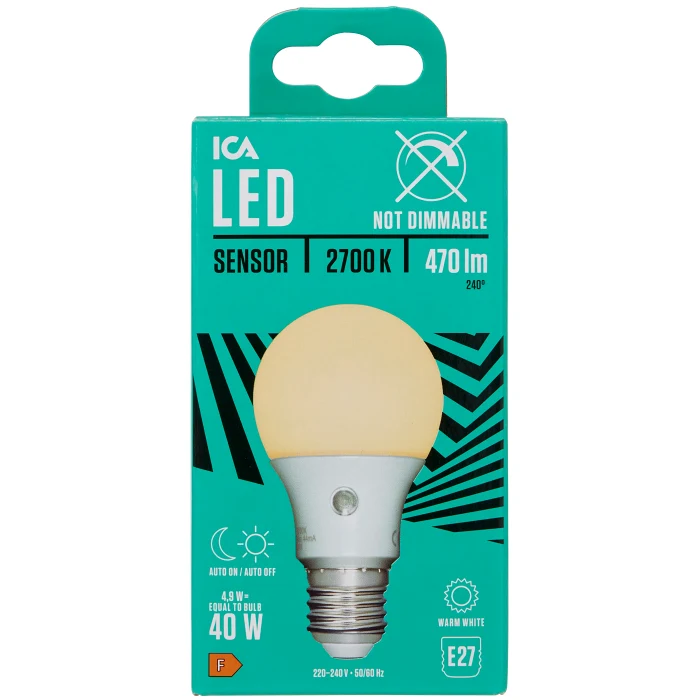 LED Normal Sensor E27 470lm(40W) ICA