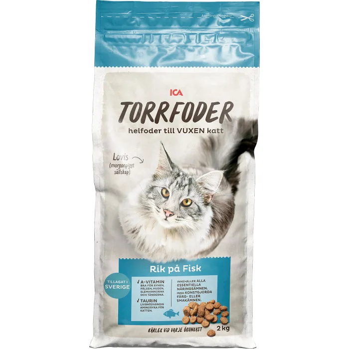 Torrfoder Katt Fisk 2000g ICA