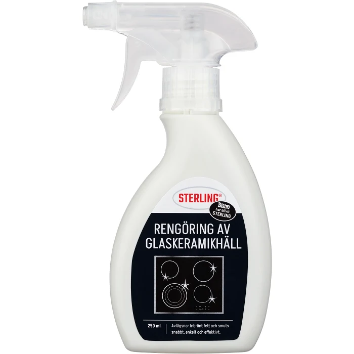 Rengöring av glaskeramikhäll 250ml Sterling
