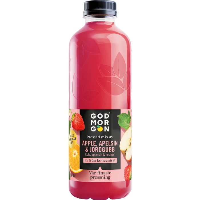 Fruktdryck Äpple Apelsin Jordgubb 850ml God Morgon®
