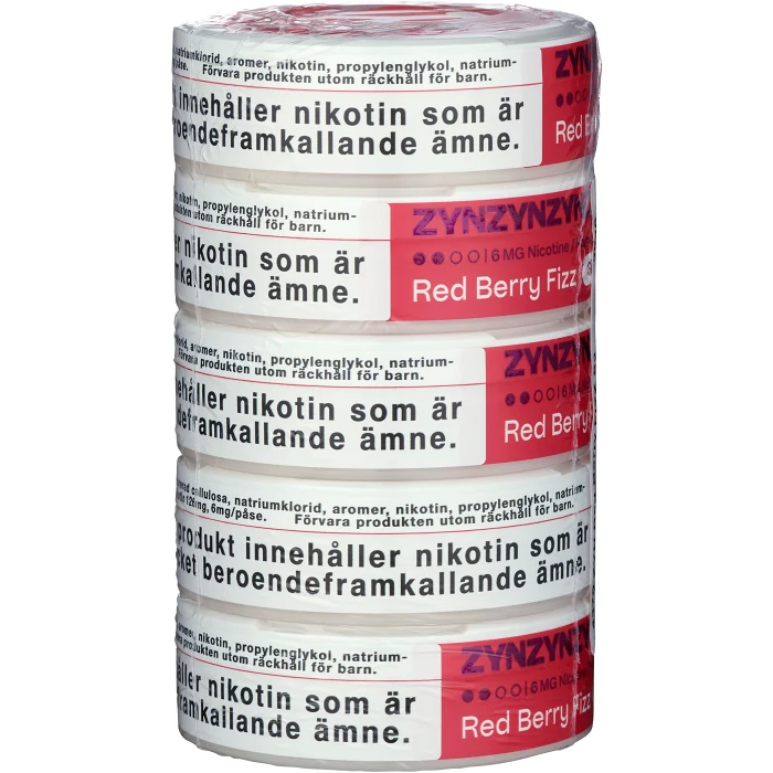 Zyn Red Berry Fizz Slim S2 5xStock