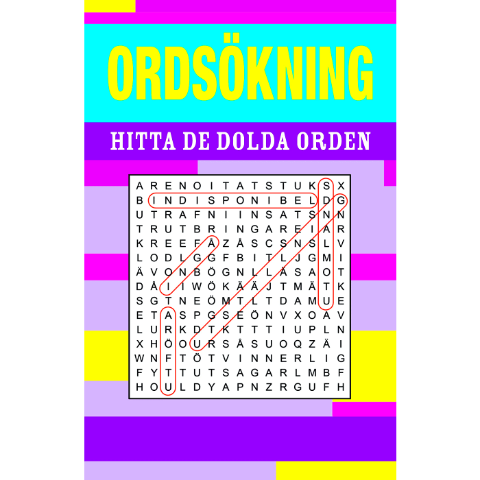 Ordsökning : hitta de dolda orden