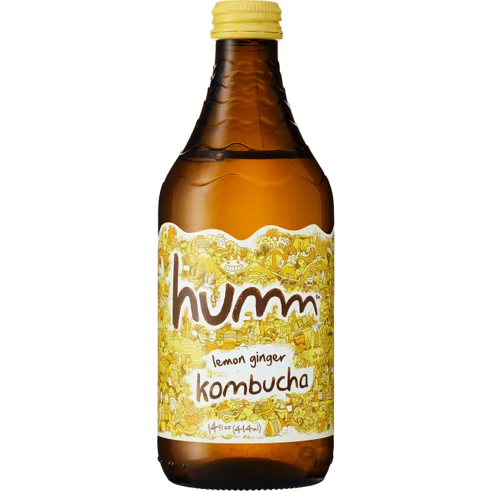 Kombucha Lemon Ginger 414ml Humm